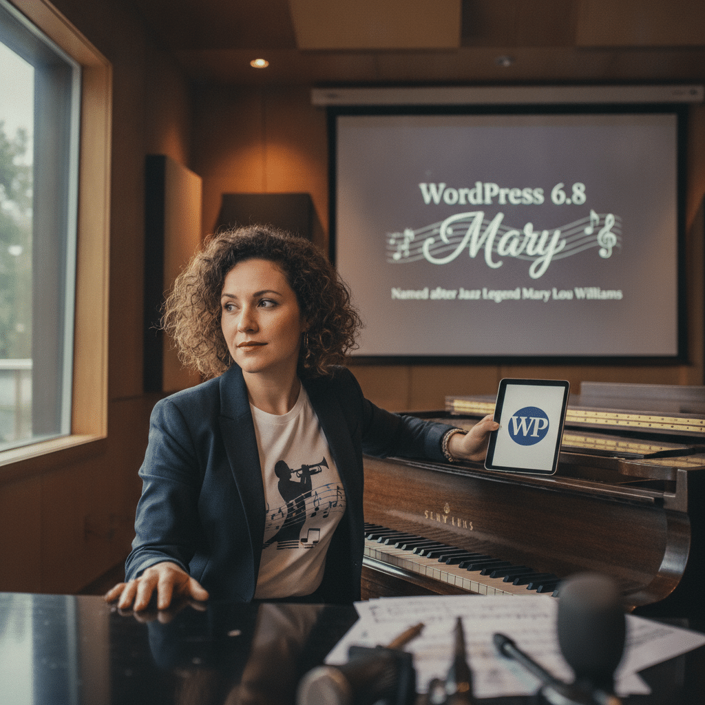 Wordpress 6.8 mary - wordpress named jazz legend mary